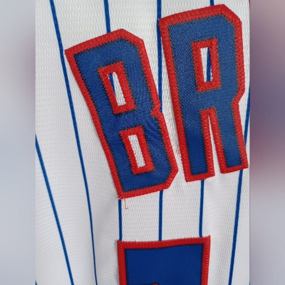 Men's Size Large Chicago Cubs Kris Bryant #17 Majestic MLB Baseball Jersey - Picture 8 of 10